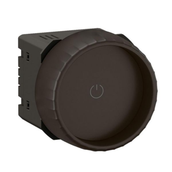 Variateur Rotary Céliane avec ou sans Neutre 200W LED avec enjoliveur Noir